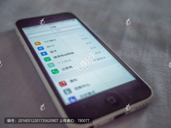 蘋果手機(jī)屏幕,設(shè)置界面