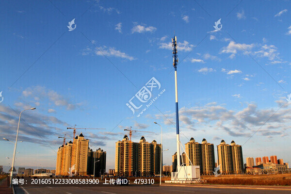 鐵塔,移動通信塔,天空,高塔