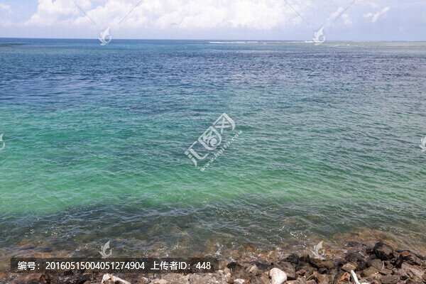 大海,藍(lán)天,白云,海景,海洋
