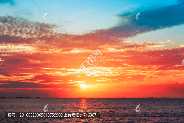 夕陽日落