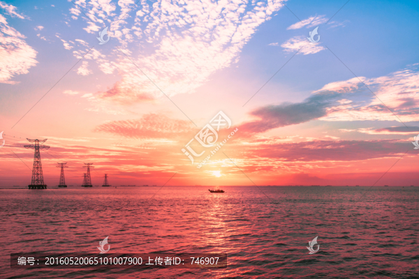 夕陽日落
