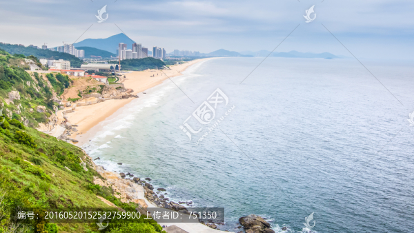 陽江十里銀灘全景