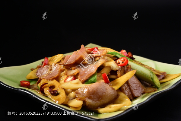 臘肉炒筍