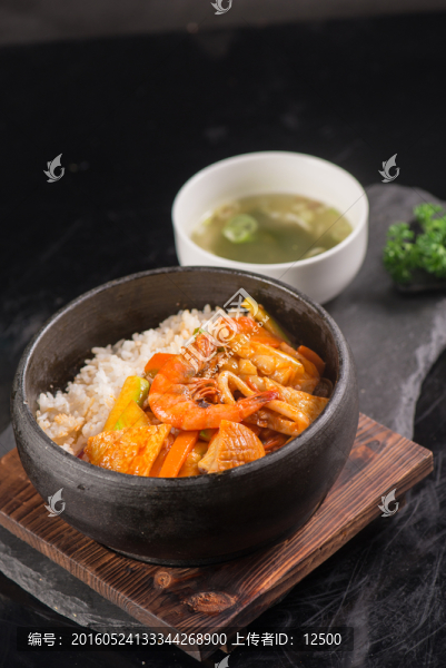 辣什錦海鮮石鍋飯