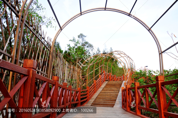 公園木長(zhǎng)廊