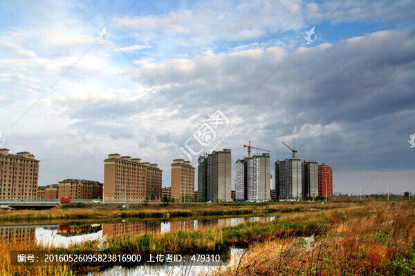 大慶,都市風(fēng)光,建筑工地