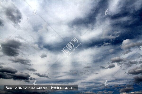 藍(lán)天,白云,云彩,天空,云,天