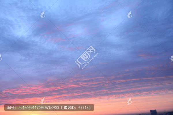 日落背景