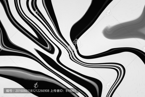 水墨線條,無分層