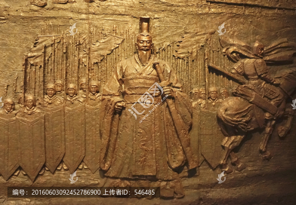 劉邦像,古代將軍