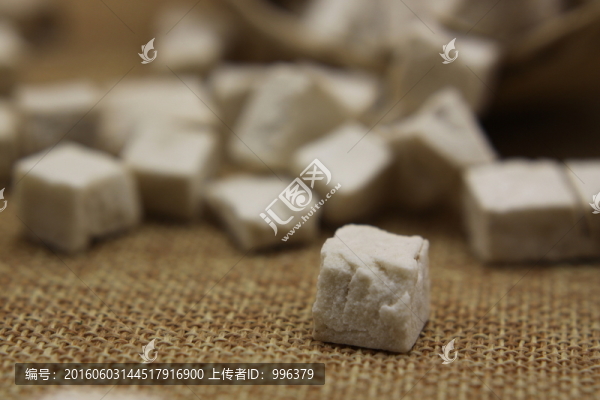 云南中草藥茯苓塊
