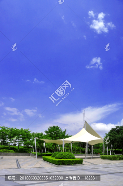 公園的藍天