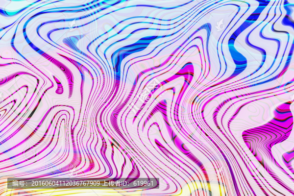抽象唯美動感線條,無分層
