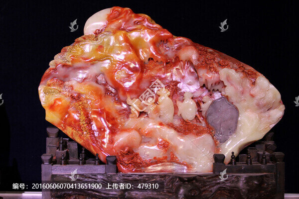 雞血石,石頭,寶石,擺件,工藝