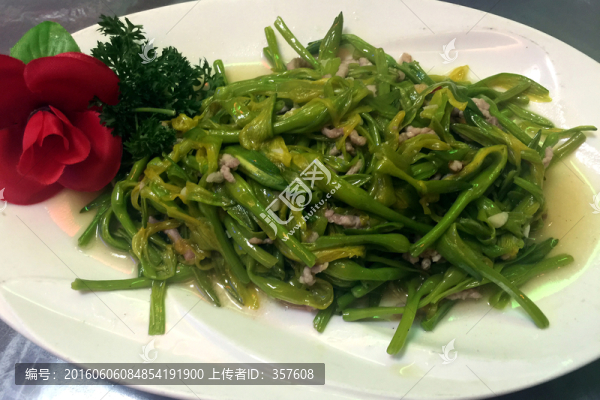 黃花菜炒肉絲