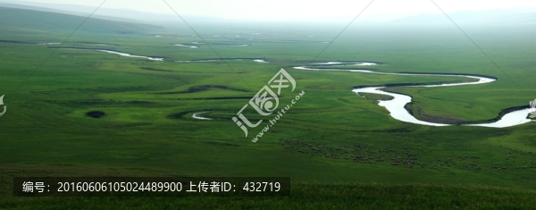草原牧場(chǎng)河流