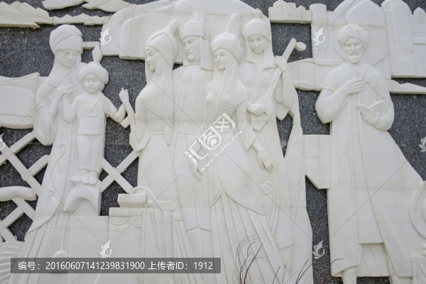 中亞文化浮雕