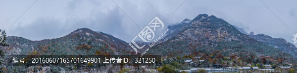 泰山山脈雪景