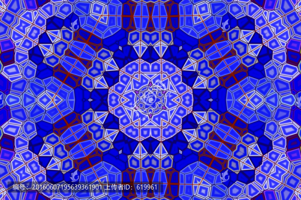 拼花花型,玻璃圖案,無分層
