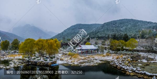 泰山天外村雪景