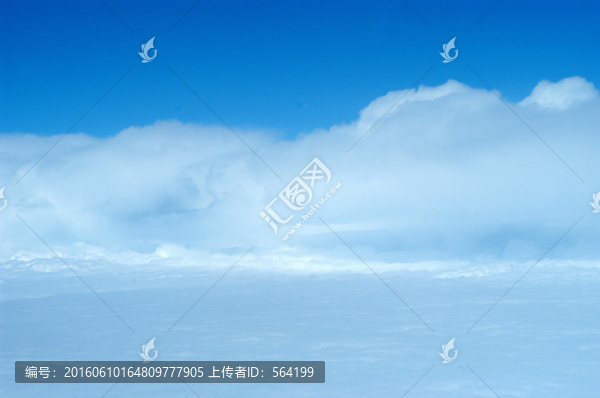 高空,云海