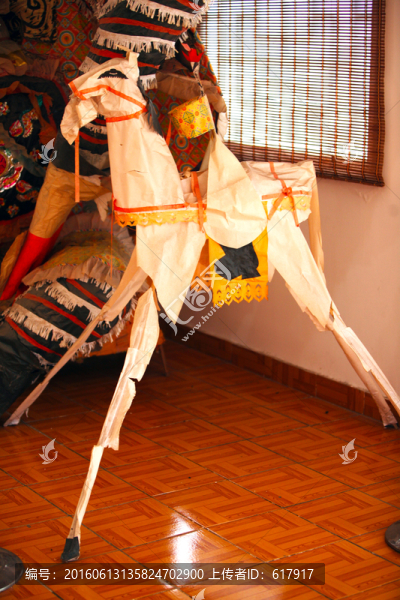 紙馬,雕像,紙制品,辭沙