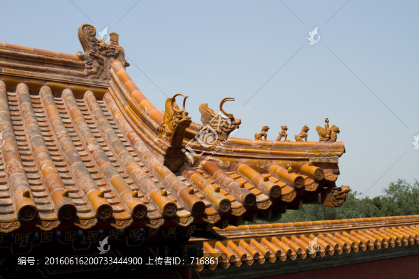 頤和園,香巖宗印之閣,局部