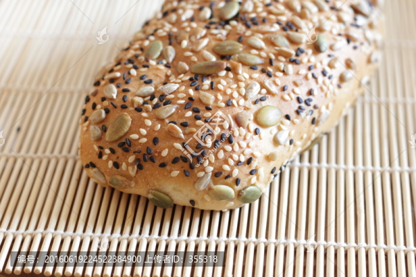 面包,甜甜圈,巧克力,果仁