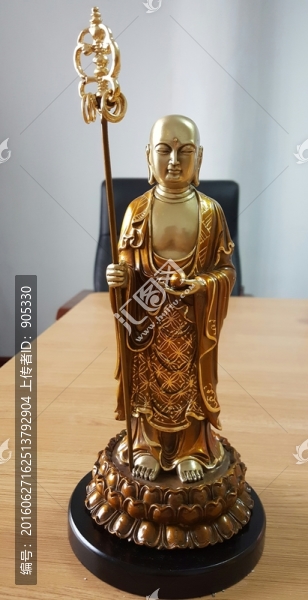 地藏菩薩銅雕樣品