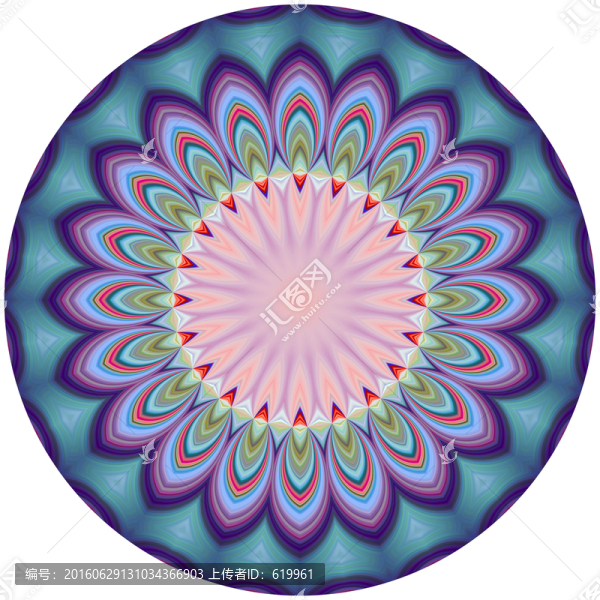 拼花花型抽象圖案,無分層