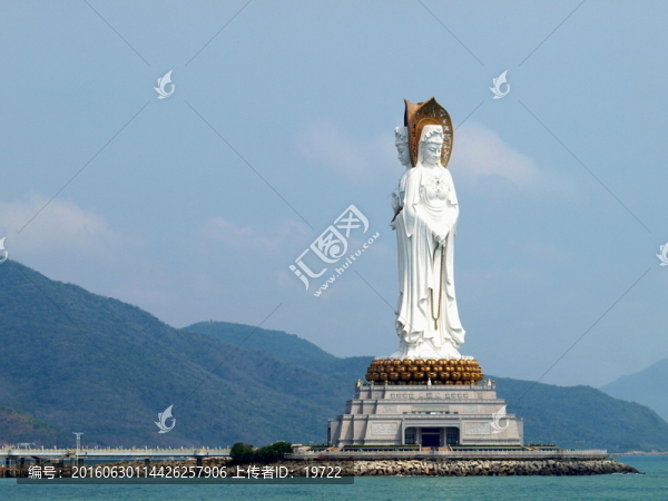 海南南海觀音像
