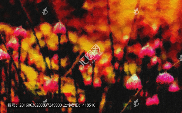 花卉裝飾畫