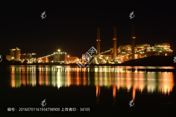 工廠夜景