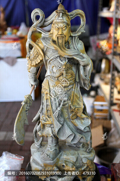 擺件,小雕塑,關(guān)羽