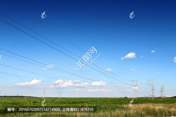 大慶,龍鳳濕地,藍(lán)天,濕地