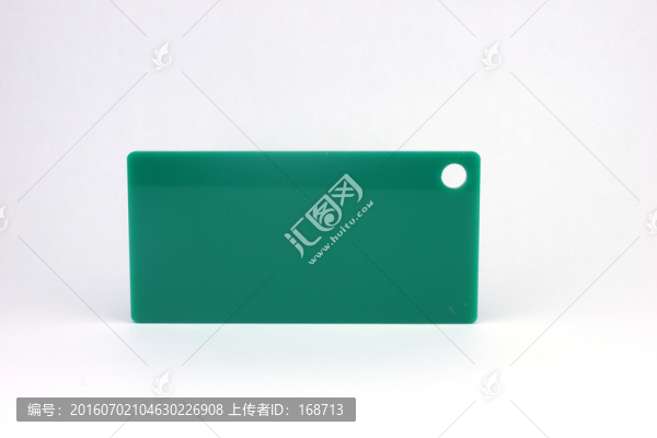 透光深綠亞克力色卡