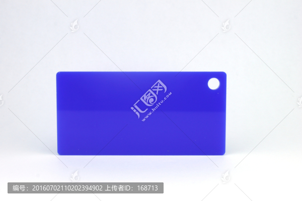 藍色亞克力色卡