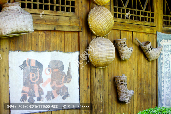壯族民居,古建筑,瓦房,廣西
