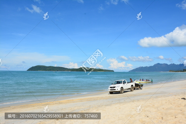 珍南海灘海邊