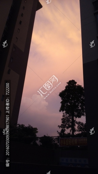 傍晚,云彩