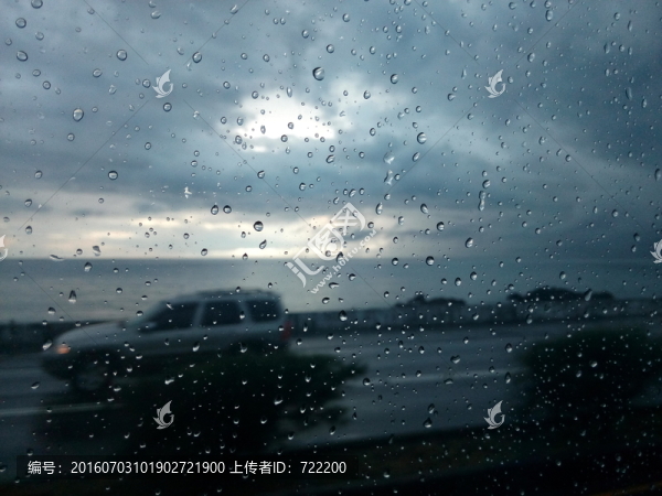 道路,,雨滴,,天空