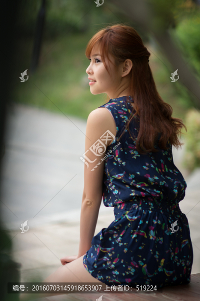 小清新美女人像