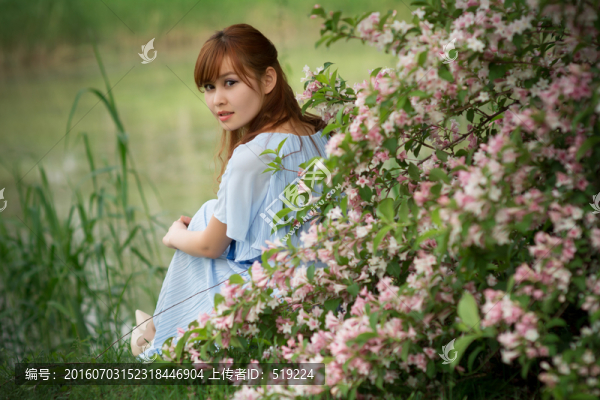 小清新美女人像