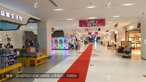 超市內景,超市通道