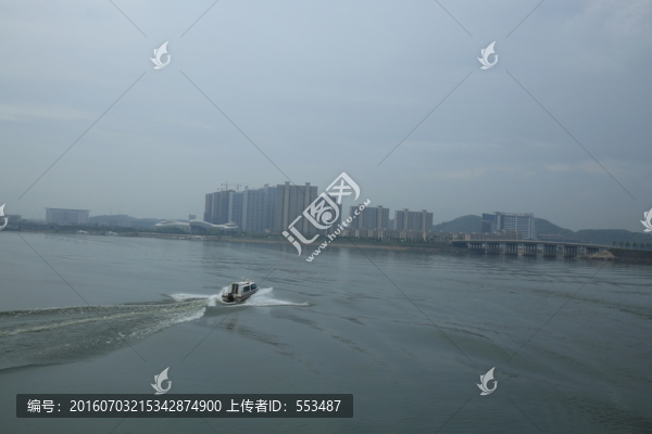 水上汽艇,快艇,城市