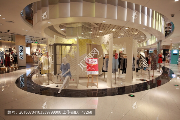 商場服裝店陳列