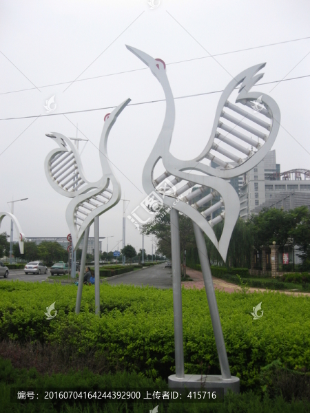 仙鶴雕塑