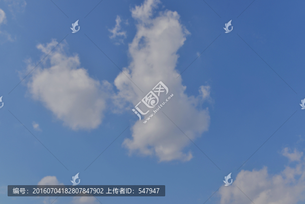藍(lán)天白云,彩霞,晚霞