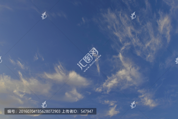 藍天白云,彩霞,彩云,晚霞