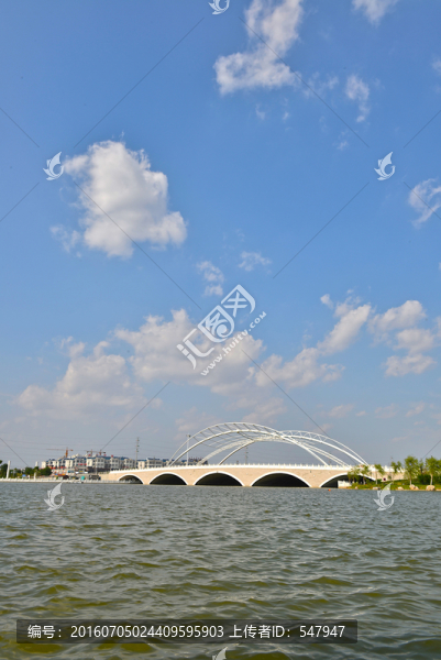 城市湖泊風光